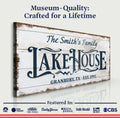 Lake House Sign VII by Tailored Canvases