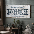 Lake House Sign VII by Tailored Canvases