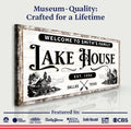 Lake House Sign VIII by Tailored Canvases