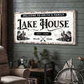 Lake House Sign VIII by Tailored Canvases