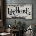 Lake House Sign XI by Tailored Canvases