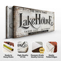 Lake House Sign XI by Tailored Canvases