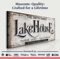 Lake House Sign XI by Tailored Canvases