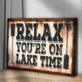 Lake Time Sign II by Tailored Canvases