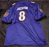 Lamar Jackson Baltimore Ravens autographed jersey with COA 105511