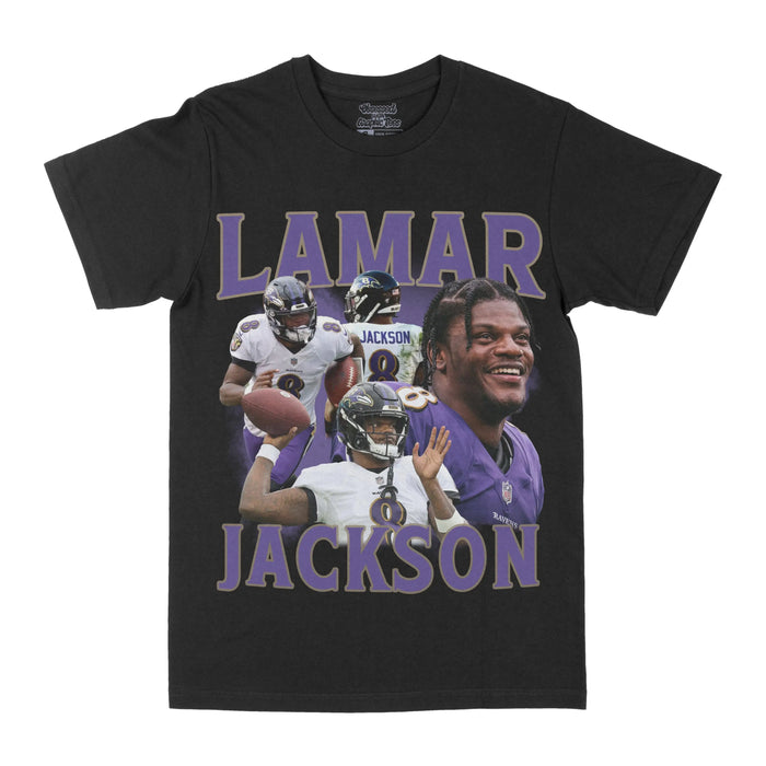 Lamar Jackson Graphic Tee by Obsessed with graphic tees