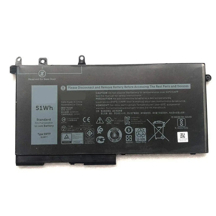 Laptop Battery for Dell Latitude E5x80 E5280; Dell Latitude E5x80 E5380; Dell Latitude E5x80 E5480; by Texas Depot
