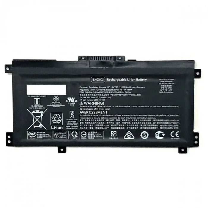 Laptop Battery for HP Envy X360-15; HP Envy x360 15-BP; HP Envy x360 15-BQ; HP Envy x360 15-CN; HP E by Texas Depot