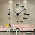 Large 3D Frameless Wall Clock Stickers by DailySale