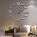 Large 3D Frameless Wall Clock Stickers by DailySale