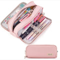 Large Capacity 3 Compartment Pouch Pencil Case by DailySale