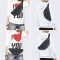 Large Crossbody Fanny Pack with 4-Zipper Pockets by DailySale