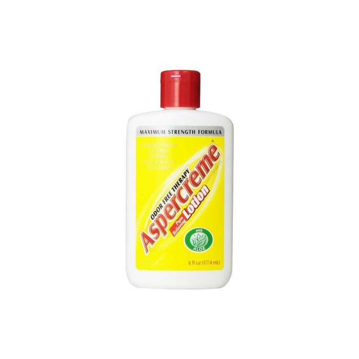 Aspercreme Pain Relieving Lotion With Aloe 6 Oz by Pasteur Pharmacy