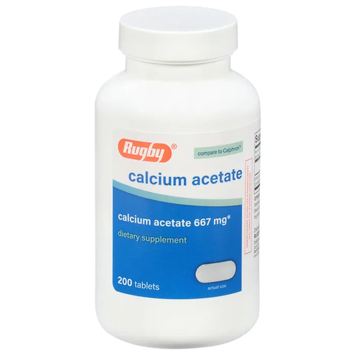Calcium Acetate Tb 667Mgc 200 by Pasteur Pharmacy