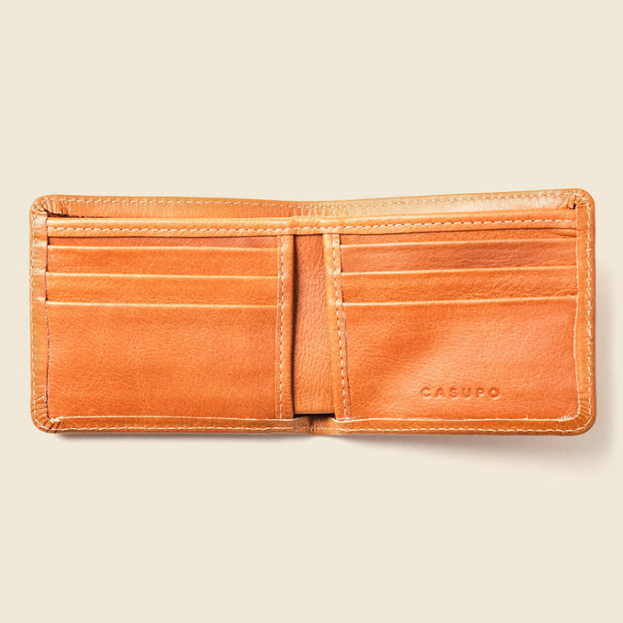 Large Billfold Wallet with RFID protection - Natural by CASUPO