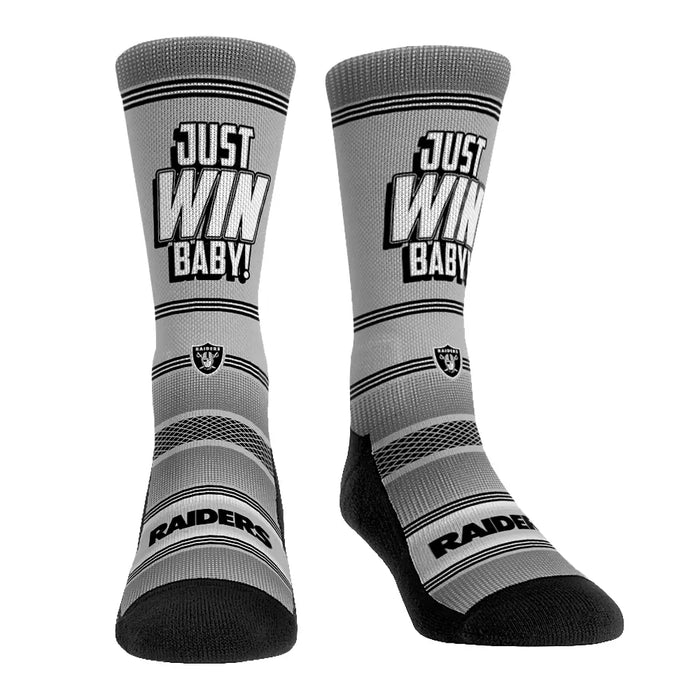 Las Vegas Raiders - Just Win Baby! by Rock 'Em Socks