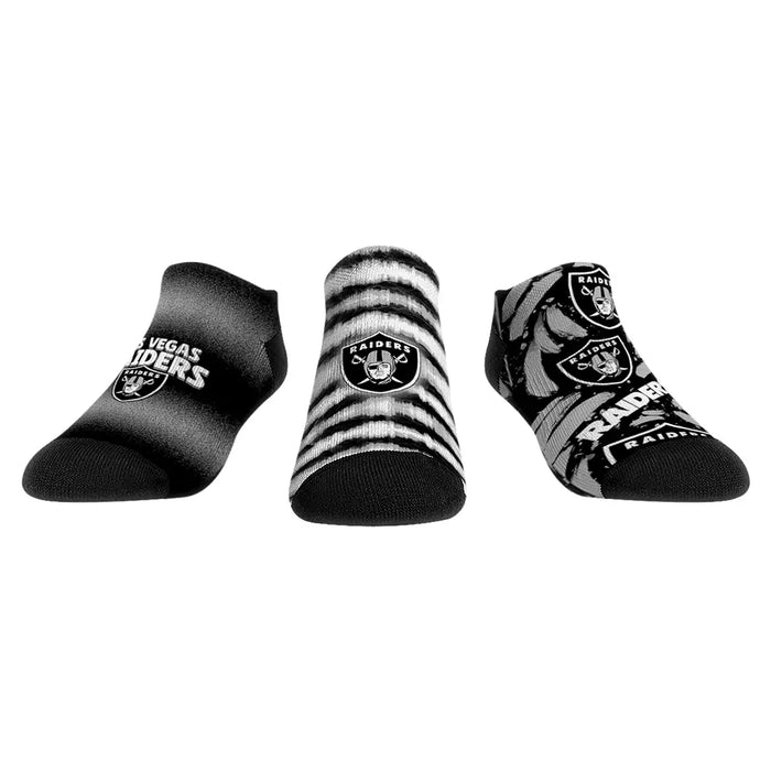 Las Vegas Raiders - Low Cut - Make Some Noise (3-Pack) by Rock 'Em Socks