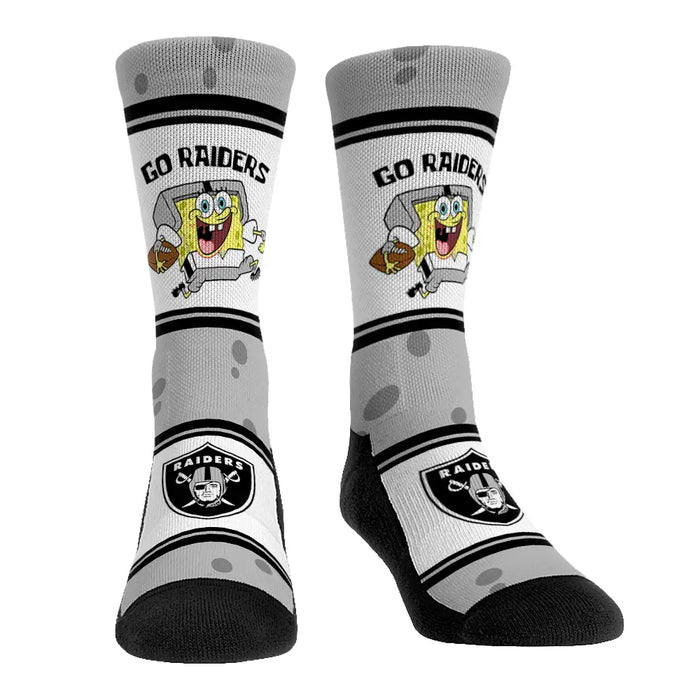Las Vegas Raiders - SpongeBob SquarePants - Team Up by Rock 'Em Socks