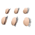 VIP Lashes Training Head Eyes Replacement, Set of 3 Pairs