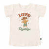 graphic tee | christmas lasso