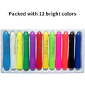 Lasten 12 Colors Face Paint Crayons by DailySale
