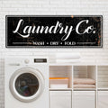 Laundry Co Wash Dry Fold Sign by Tailored Canvases