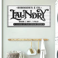 Laundry Room Sign IX by Tailored Canvases