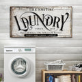 Laundry Room Sign VIII by Tailored Canvases