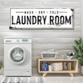 Laundry Room Wash Dry Fold Sign by Tailored Canvases