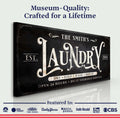 Laundry Sign IV by Tailored Canvases