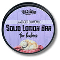 Lavender Chamomile BABY Solid Lotion Bar by Wild Bear Market
