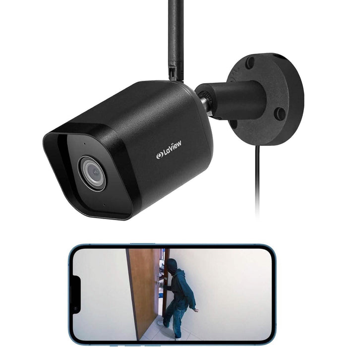 LaView Security Camera Outdoor 1080P HD Wi-Fi Camera (Refurbished) by DailySale