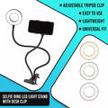 LAX Selfie Ring LED Light Stand with Desk Clip by DailySale