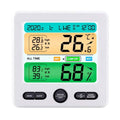 LCD Display Wall-Mounted Desktop Indoor High-Precision Temperature and Humidity Meter by DailySale