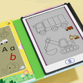 LCD Learning Kids Tablet 8.5" - Letter & Animal Tracing, One-Touch Erase by Zerodamage Sahara Case LLC