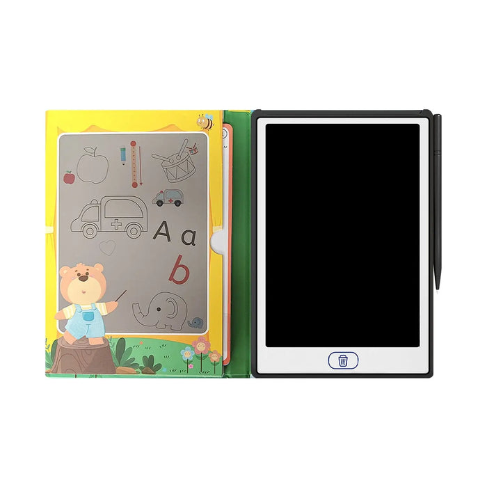 LCD Learning Kids Tablet 8.5" - Letter & Animal Tracing, One-Touch Erase by Zerodamage Sahara Case LLC