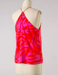 Leaf Print Halter Neck by Boutique 23