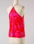 Leaf Print Halter Neck by Boutique 23