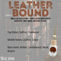 Leather Bound Car Freshener by Wild Bear Market