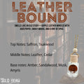 Leather Bound Car Freshener by Wild Bear Market