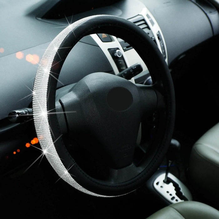 Leather Diamond Rhinestone Car SUV Steer Protector by DailySale
