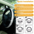 Leather Diamond Rhinestone Car SUV Steer Protector by DailySale