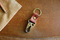 Leather Key Clip N2 - Handmade Full-Grain Leather | Yarets Leather by Zerodamage Sahara Case LLC