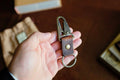 Leather Key Clip N2 - Handmade Full-Grain Leather | Yarets Leather by Zerodamage Sahara Case LLC