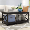 Lecut 39.56” L Concise Style Coffee Table Oxford Console Table by DailySale