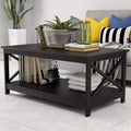 Lecut 39.56” L Concise Style Coffee Table Oxford Console Table by DailySale