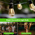 LED 15x S14 Bulbs Globe String Lights Commercial Grade Patio Outdoor Garden by DailySale
