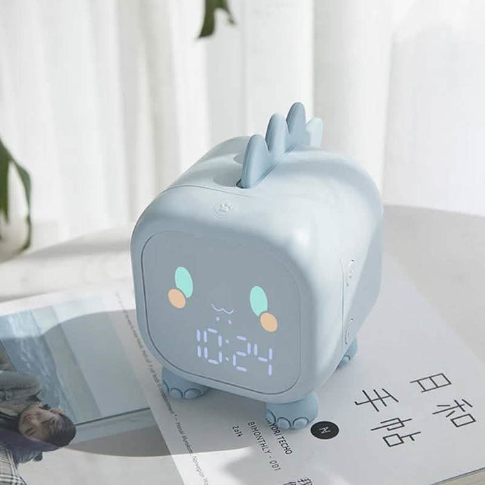 Led Cartoon Alarm Clock Voice Control Digital by DailySale