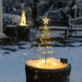 LED Christmas Tree Outdoor Solar Ground Plug Lights by DailySale