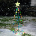 LED Christmas Tree Outdoor Solar Ground Plug Lights by DailySale